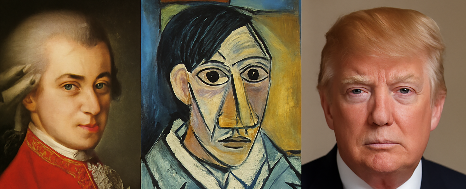 Mozart, Picasso, and Donald Trump